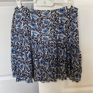 Floral Blue Skirt